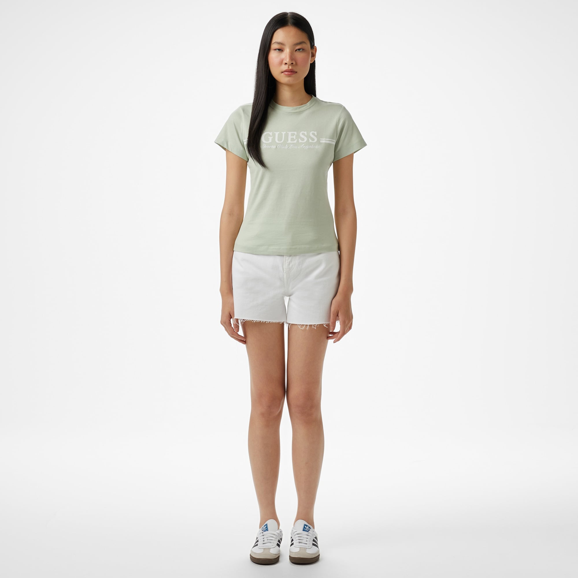 Guess Ss T Kadın  Yeşil T-Shirt