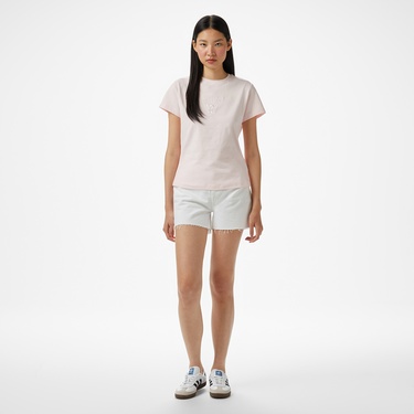  Guess Colette Ss Tee  Kadın Pembe T-Shirt