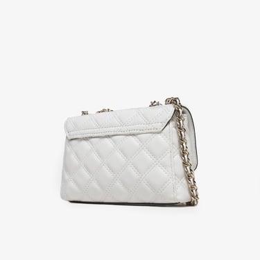  Guess Spark Micro Mini Giully Kadın Beyaz El Çantası