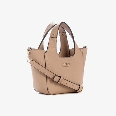  Guess Anadela 3 Comp Satch  Helina Mini  Kadın Bej Tote Çanta