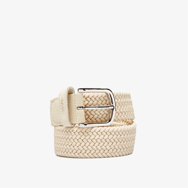  Boss Sash Erkek Krem Kemer