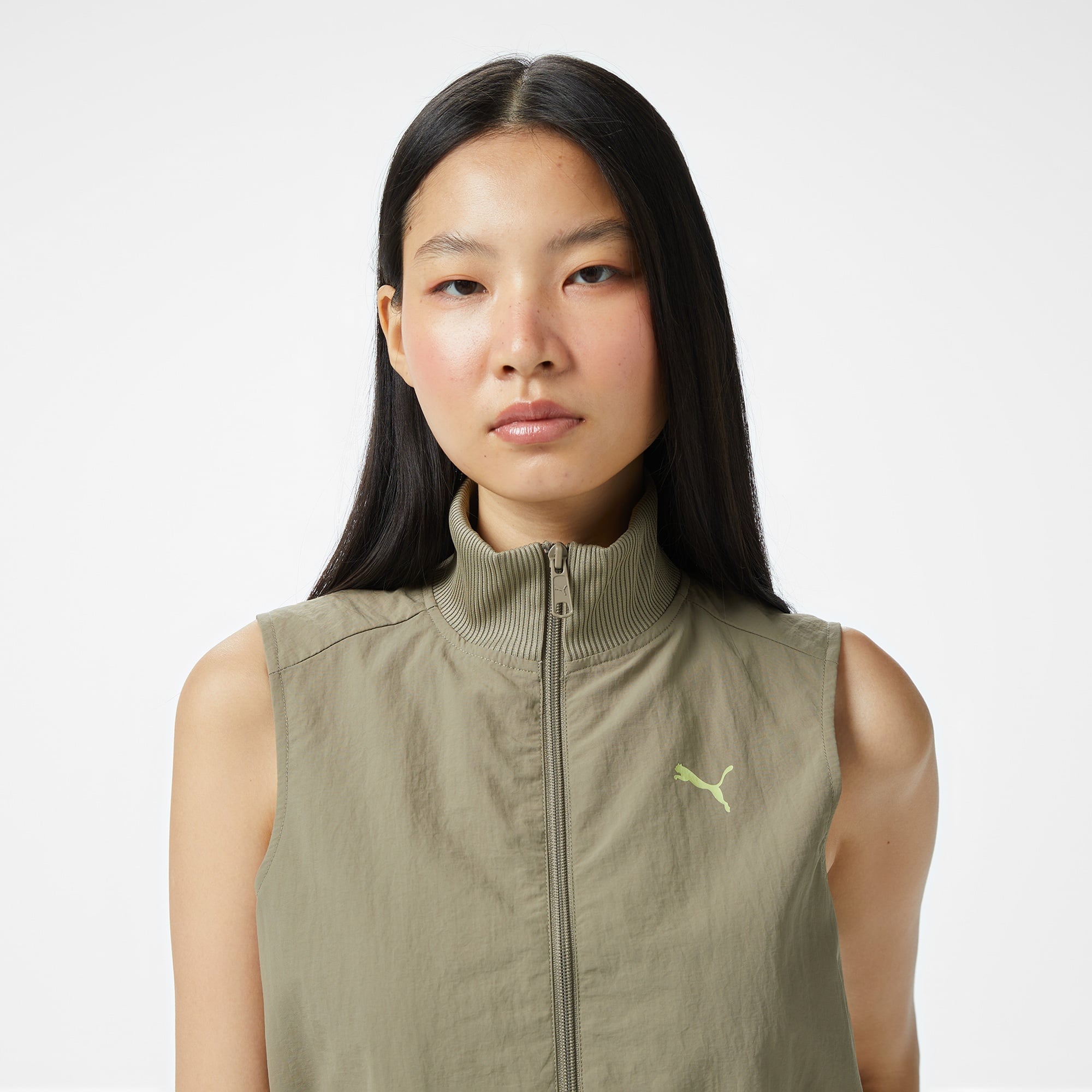 Puma Dare To Full-Zip Vest Kadın Kahverengi Eşofman Üstü