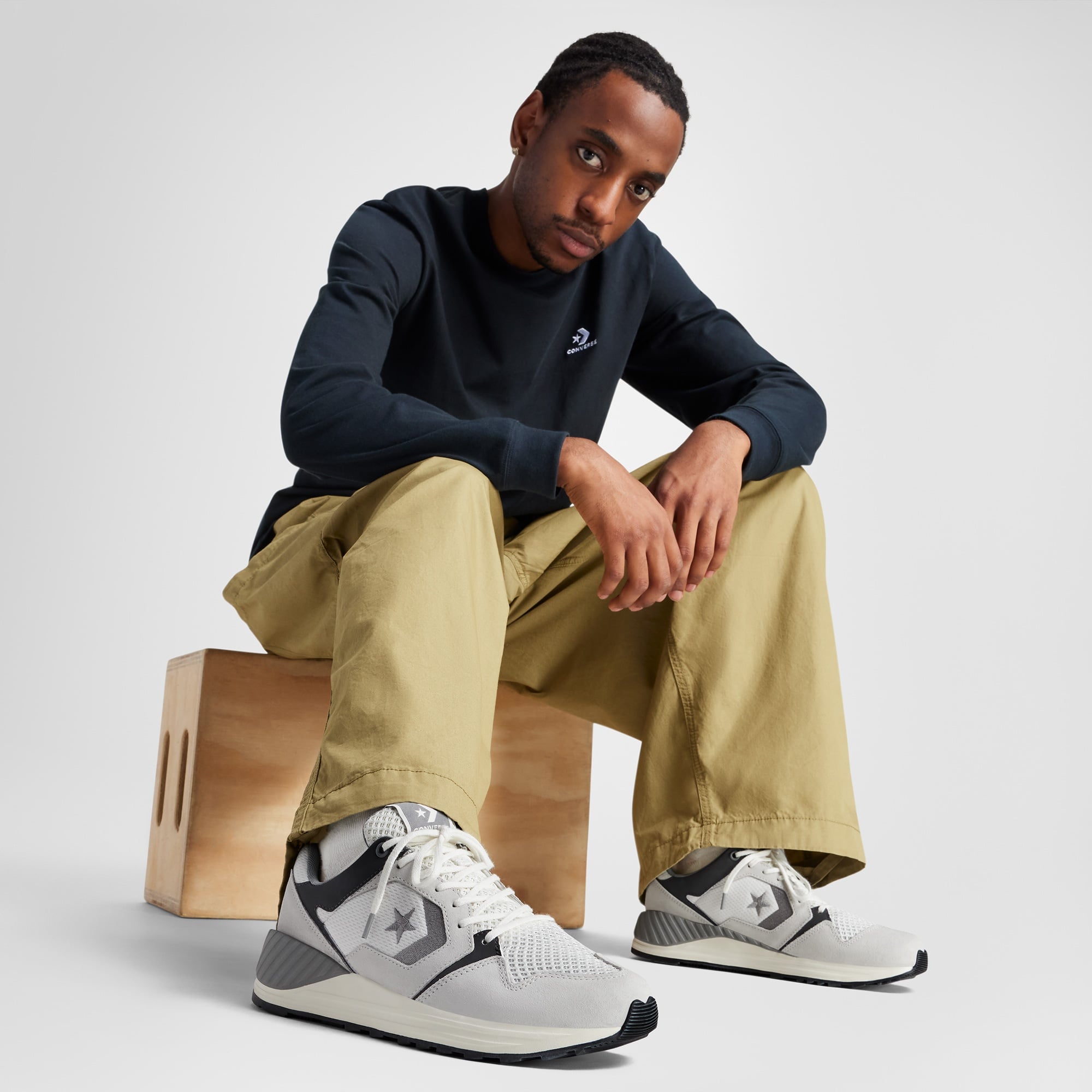 Converse Wave Trainer Unisex Gri Sneaker