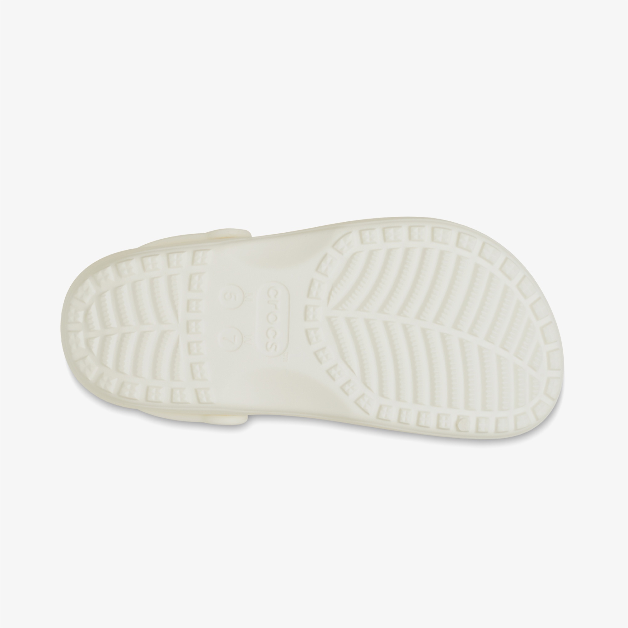 Crocs Classic Floral Cut Out Clog Kadın Krem Terlik