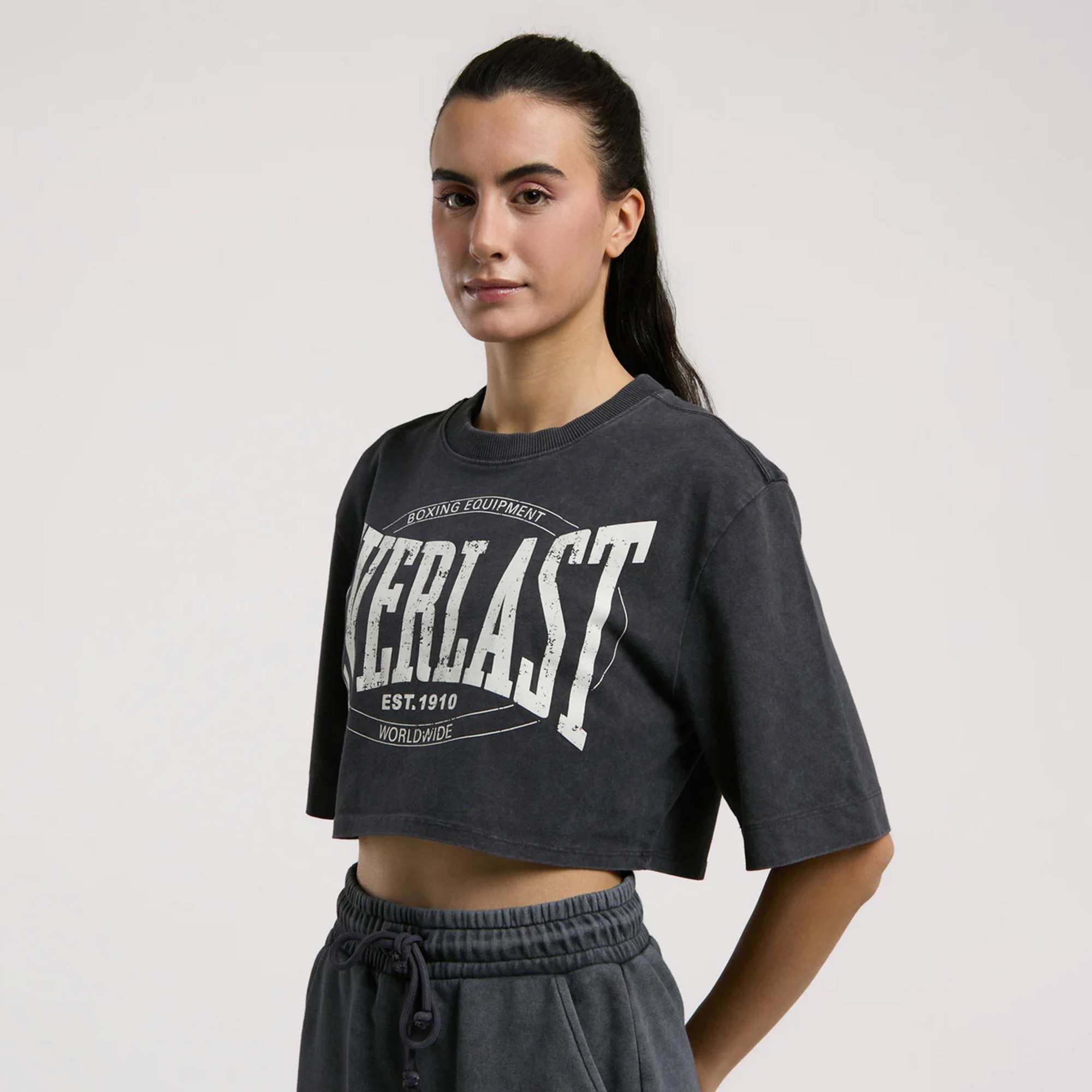 Everlast Everlast Authentic Boxing Kadın Gri T-Shirt