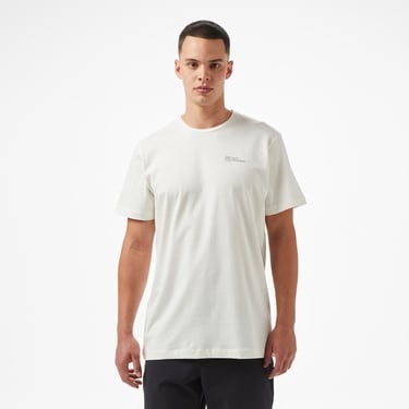  Jack Wolfskin Essential Erkek Krem T-Shirt