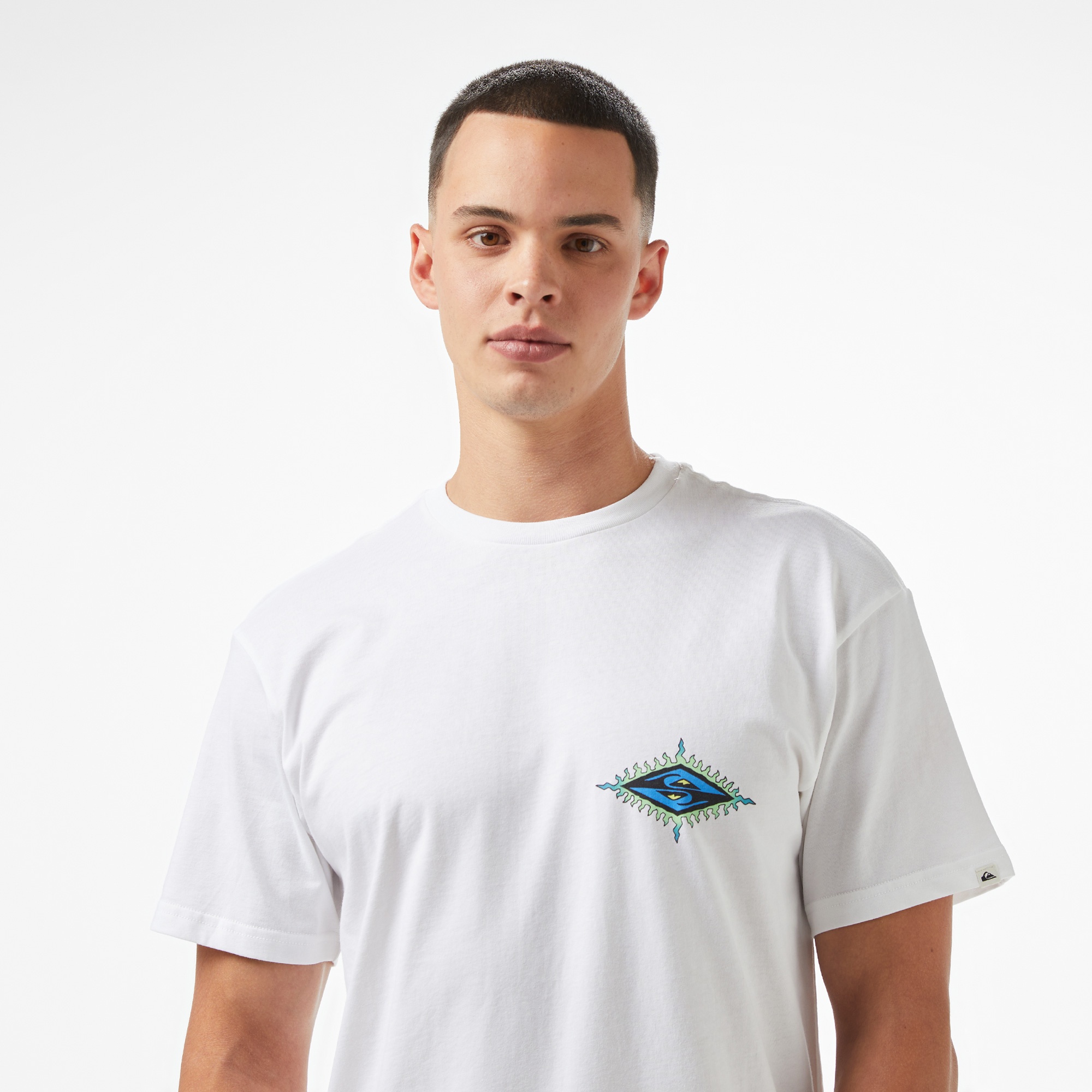 Quiksilver Ev Beach Blast Ss Erkek Beyaz T-Shirt