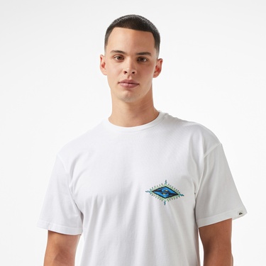  Quiksilver Ev Beach Blast Ss Erkek Beyaz T-Shirt