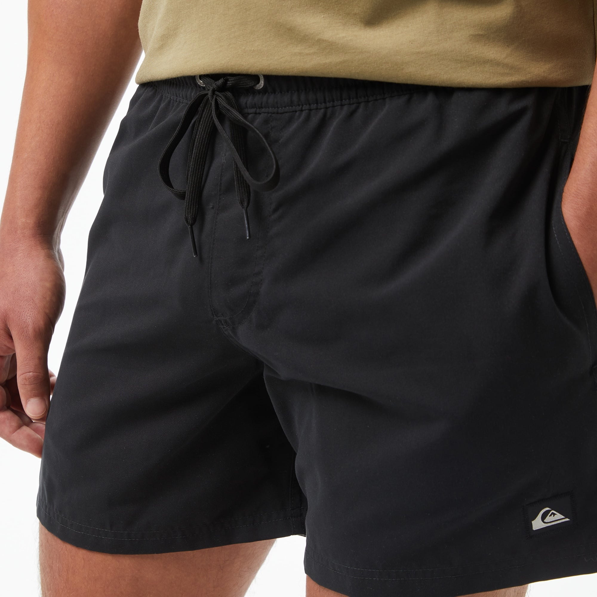 Quiksilver Everyday Solid Volley 15 Erkek Siyah Deniz Şortu