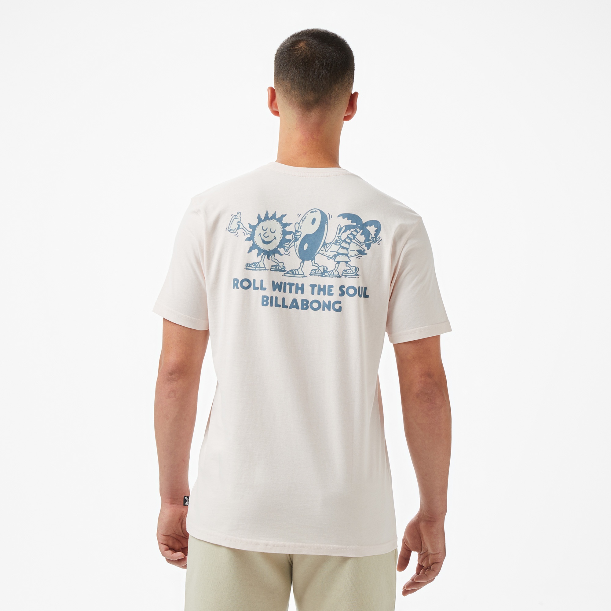 Billabong Roll Premium Erkek Pembe T-Shirt