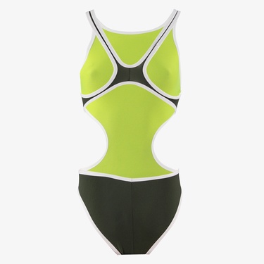  Arena One Biglogo One Piece Kadın Krem Mayo