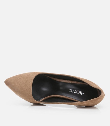  Kadın Deri Vizon Stiletto