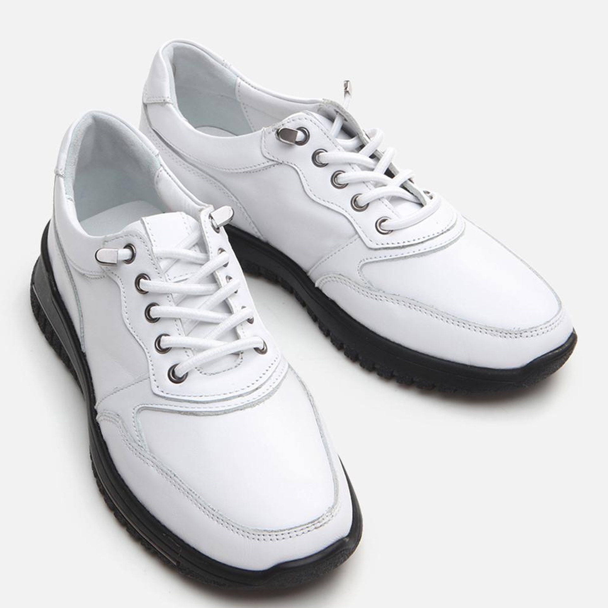 Kadın Deri Beyaz Spor Ayakkabı