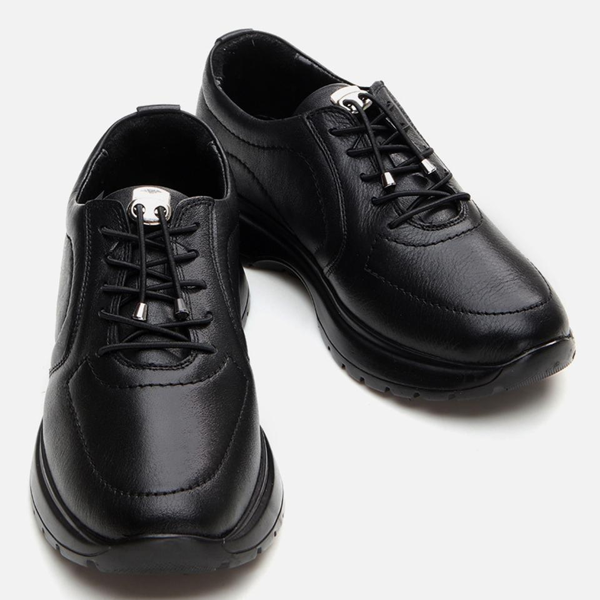 Kadın Deri Siyah Spor Ayakkabı