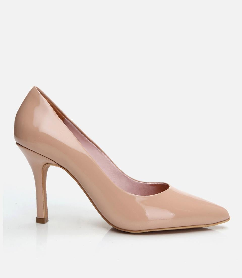  Kadın Deri Bej Stiletto