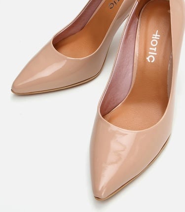  Kadın Deri Bej Stiletto