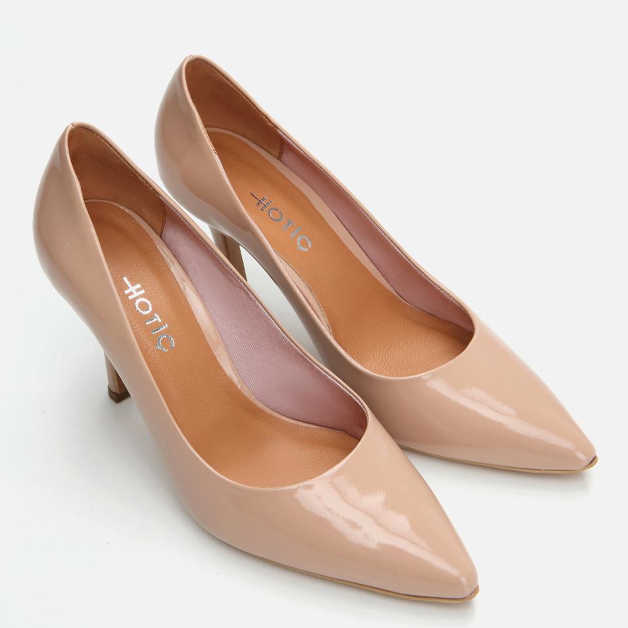 Kadın Deri Bej Stiletto