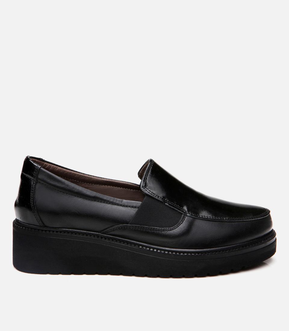  Kadın Deri Siyah Loafer