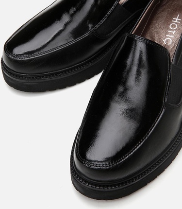  Kadın Deri Siyah Loafer