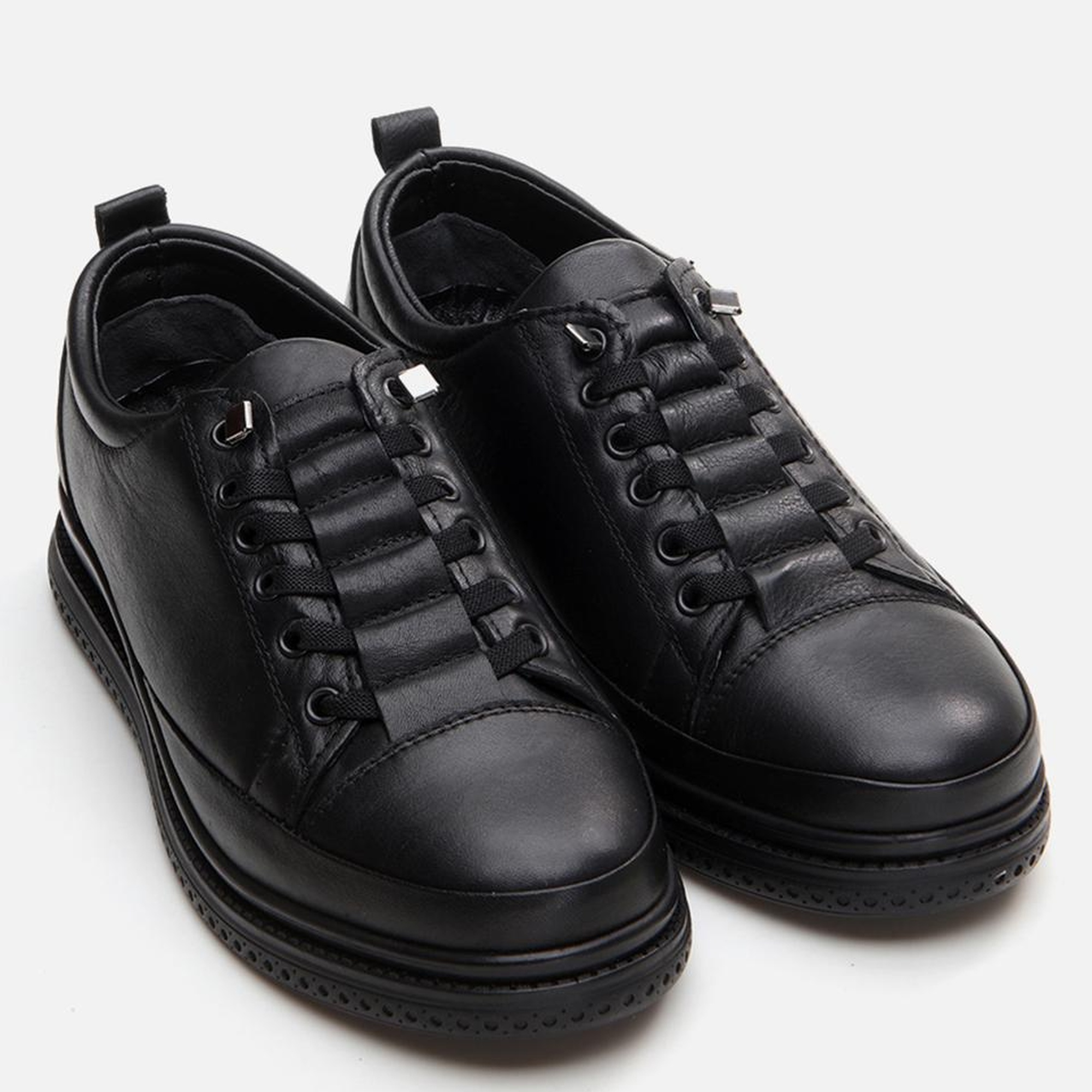 Kadın Deri Siyah Spor Ayakkabı