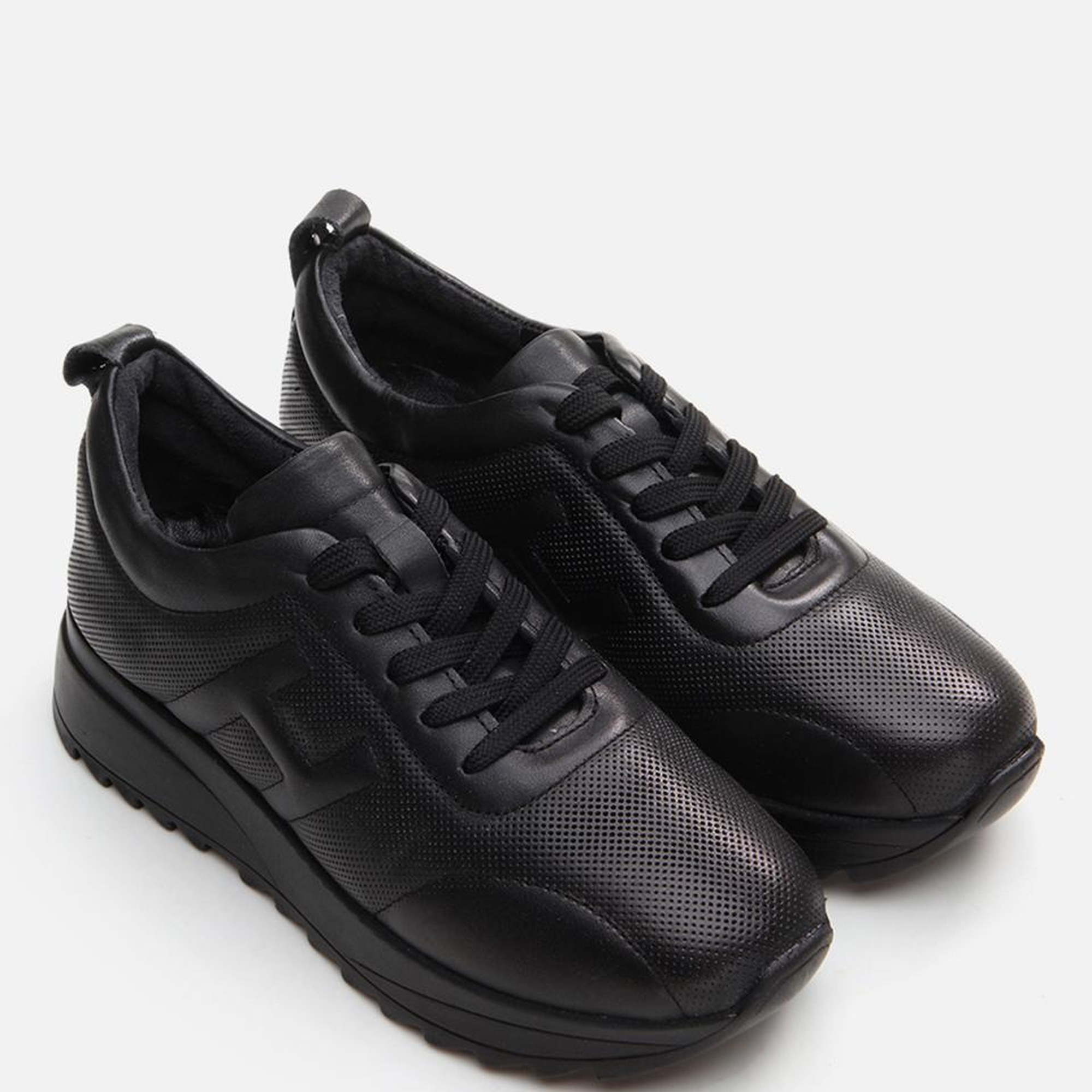 Kadın Deri Siyah Spor Ayakkabı