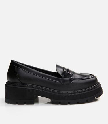  Kadın Siyah Yaya Loafer