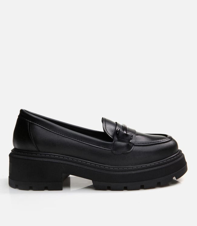  Kadın Siyah Yaya Loafer