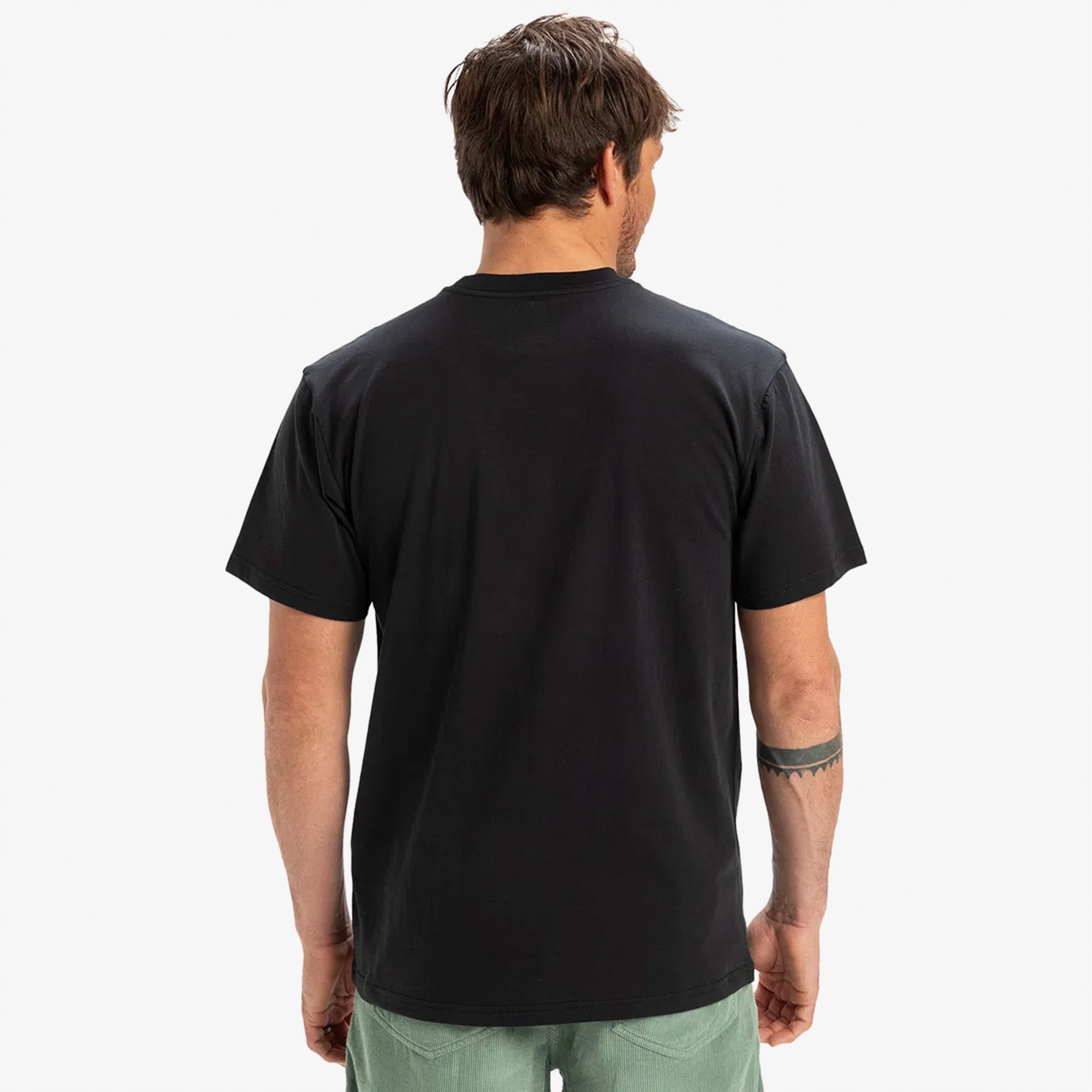 Quiksilver Ev Sun Dagger Ss Erkek Siyah T-Shirt