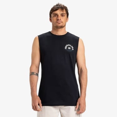  Quiksilver Ev Summer Road Muscle Erkek Siyah T-Shirt