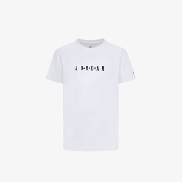  Jordan Wordmark Çocuk Beyaz T-Shirt