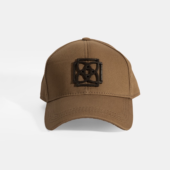  Kahve Baskılı Cap Şapka