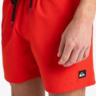  Quiksilver Everyday Solid Volley 15 Erkek Kırmızı Deniz Şortu