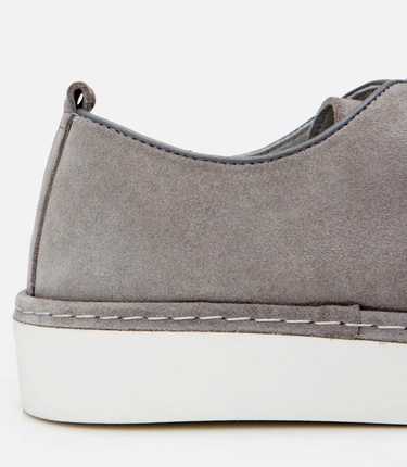  Erkek Süet Deri Gri Ultra Hafif Tabanlı Günlük Ayakkabı