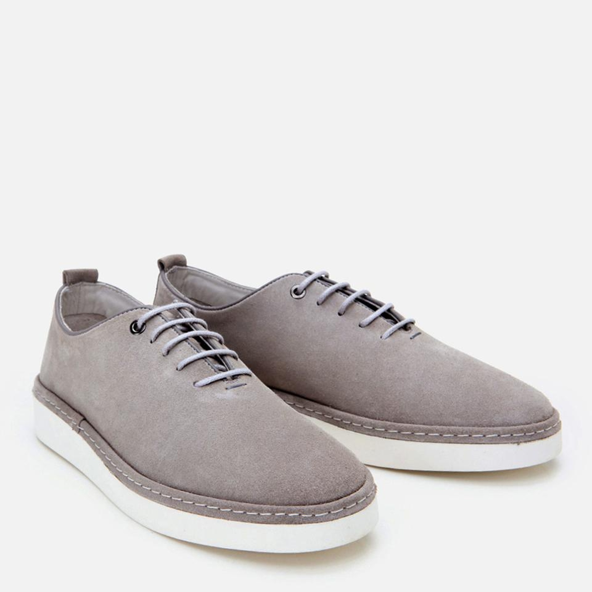 Erkek Süet Deri Gri Ultra Hafif Tabanlı Günlük Ayakkabı