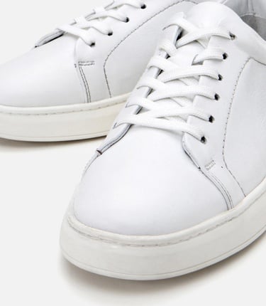  Erkek Deri Beyaz Spor Ayakkabı