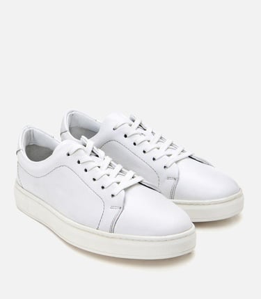  Erkek Deri Beyaz Spor Ayakkabı