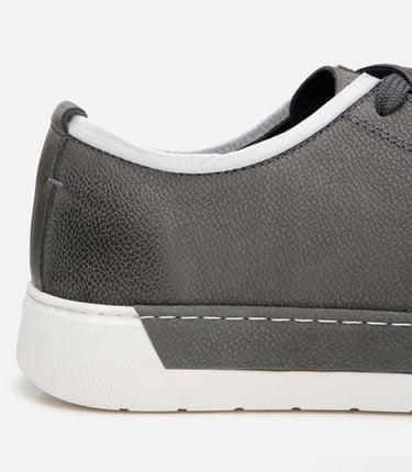  Erkek Nubuk Deri Gri Ultra Hafif Tabanlı Günlük Ayakkabı