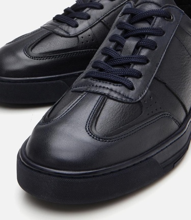  Erkek Deri Lacivert Spor Ayakkabı