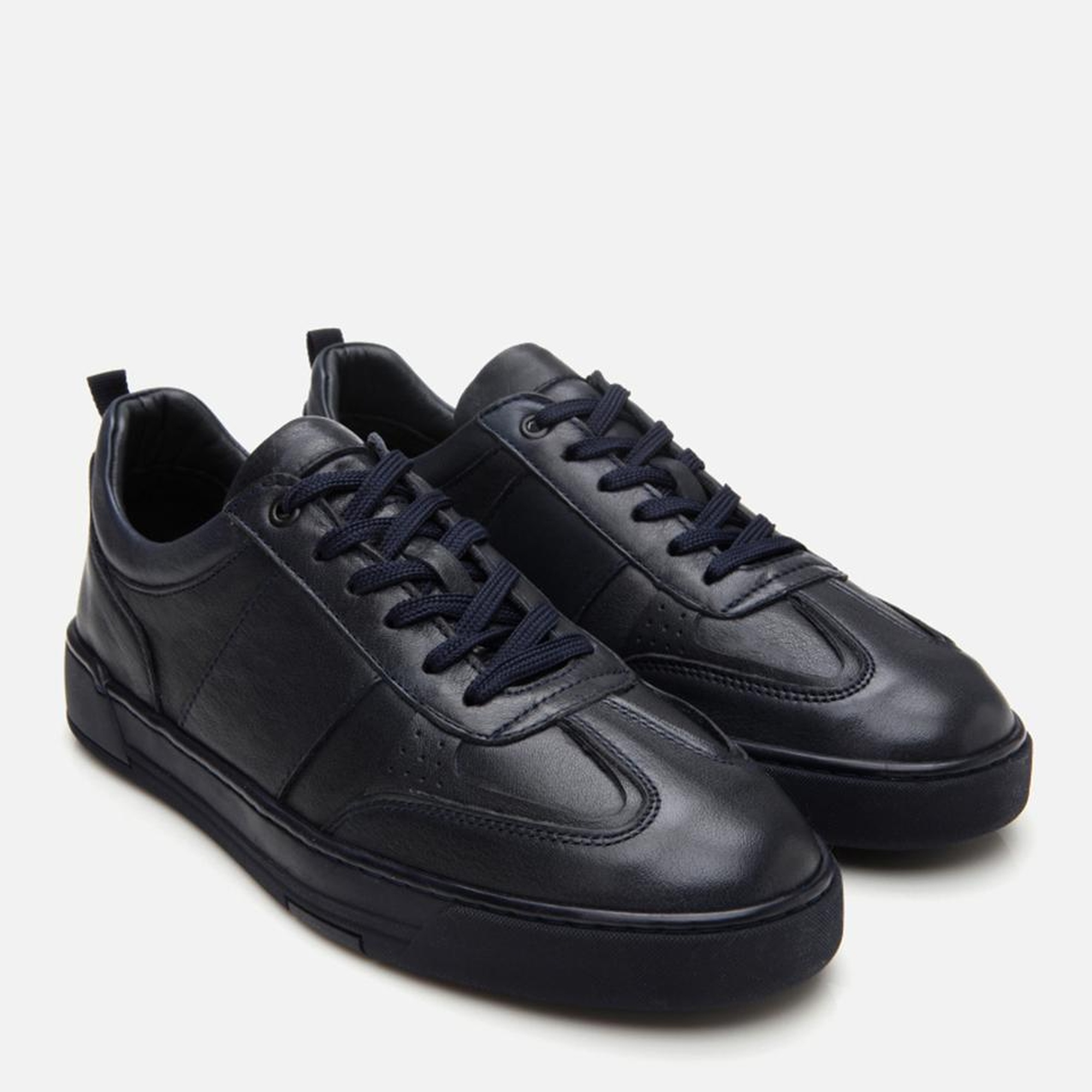 Erkek Deri Lacivert Spor Ayakkabı