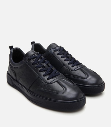  Erkek Deri Lacivert Spor Ayakkabı