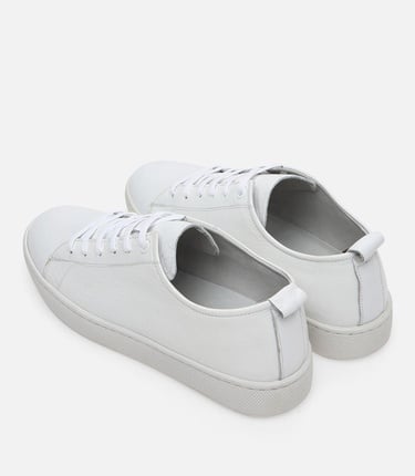  Erkek Deri Beyaz Yaya Günlük Ayakkabı