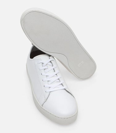  Erkek Deri Beyaz Yaya Günlük Ayakkabı