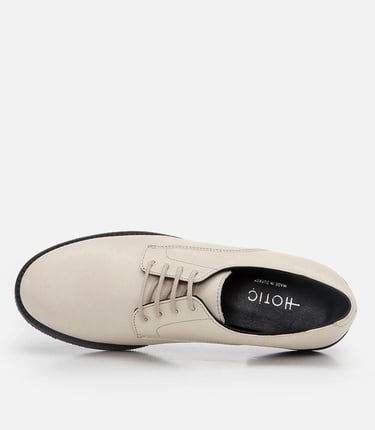  Kadın Deri Ekru Oxford