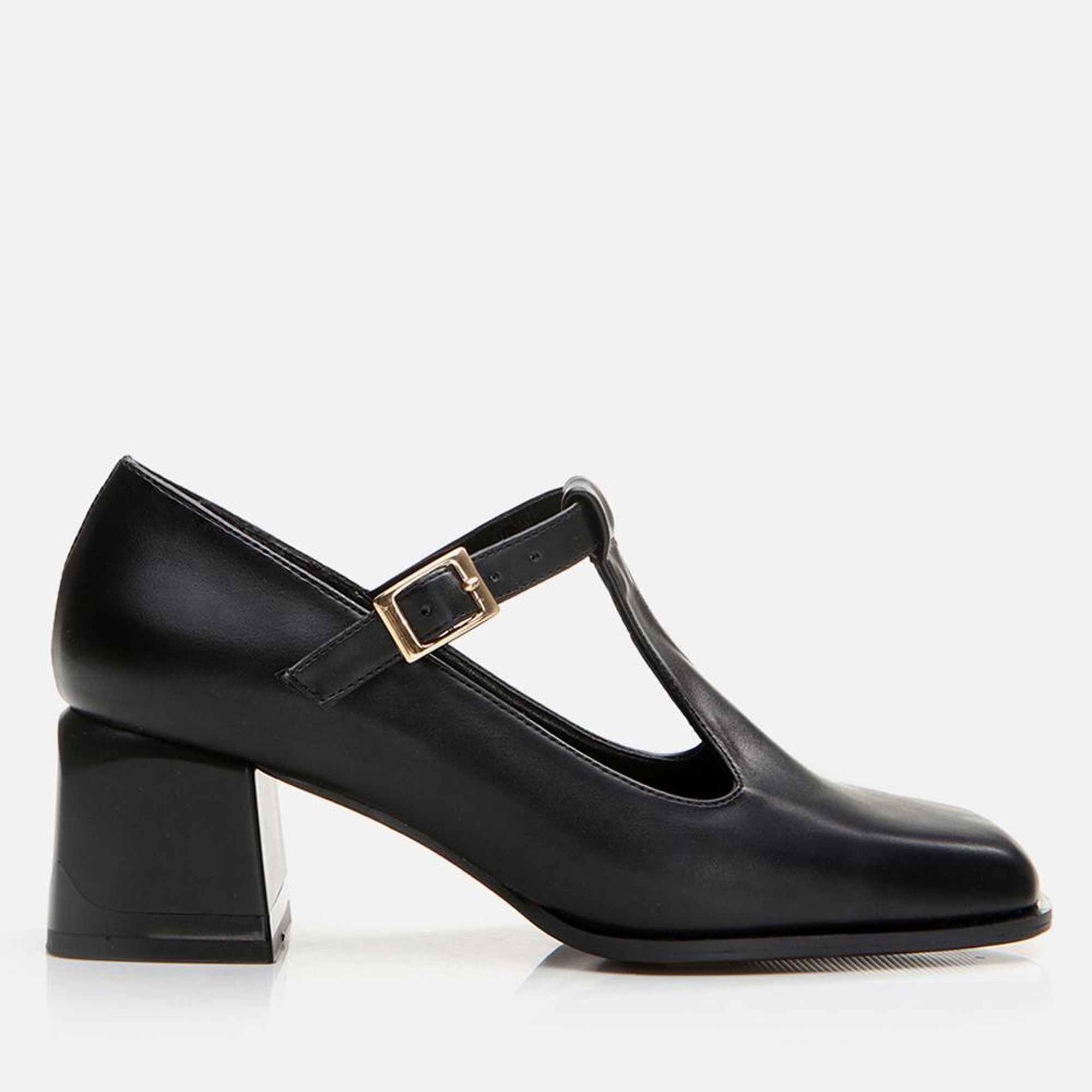 Kadın Siyah Kalın Topuklu Ayakkabı