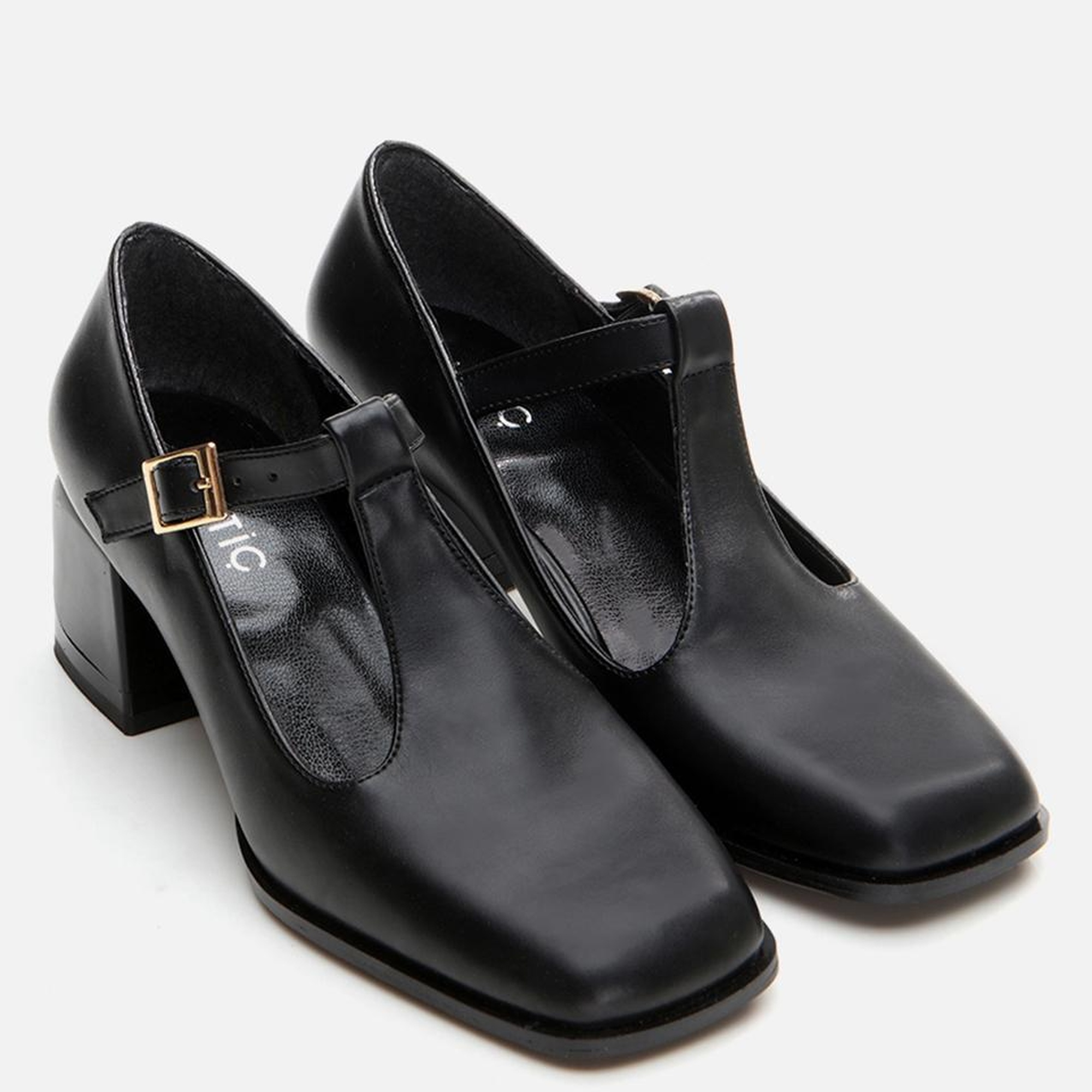 Kadın Siyah Kalın Topuklu Ayakkabı