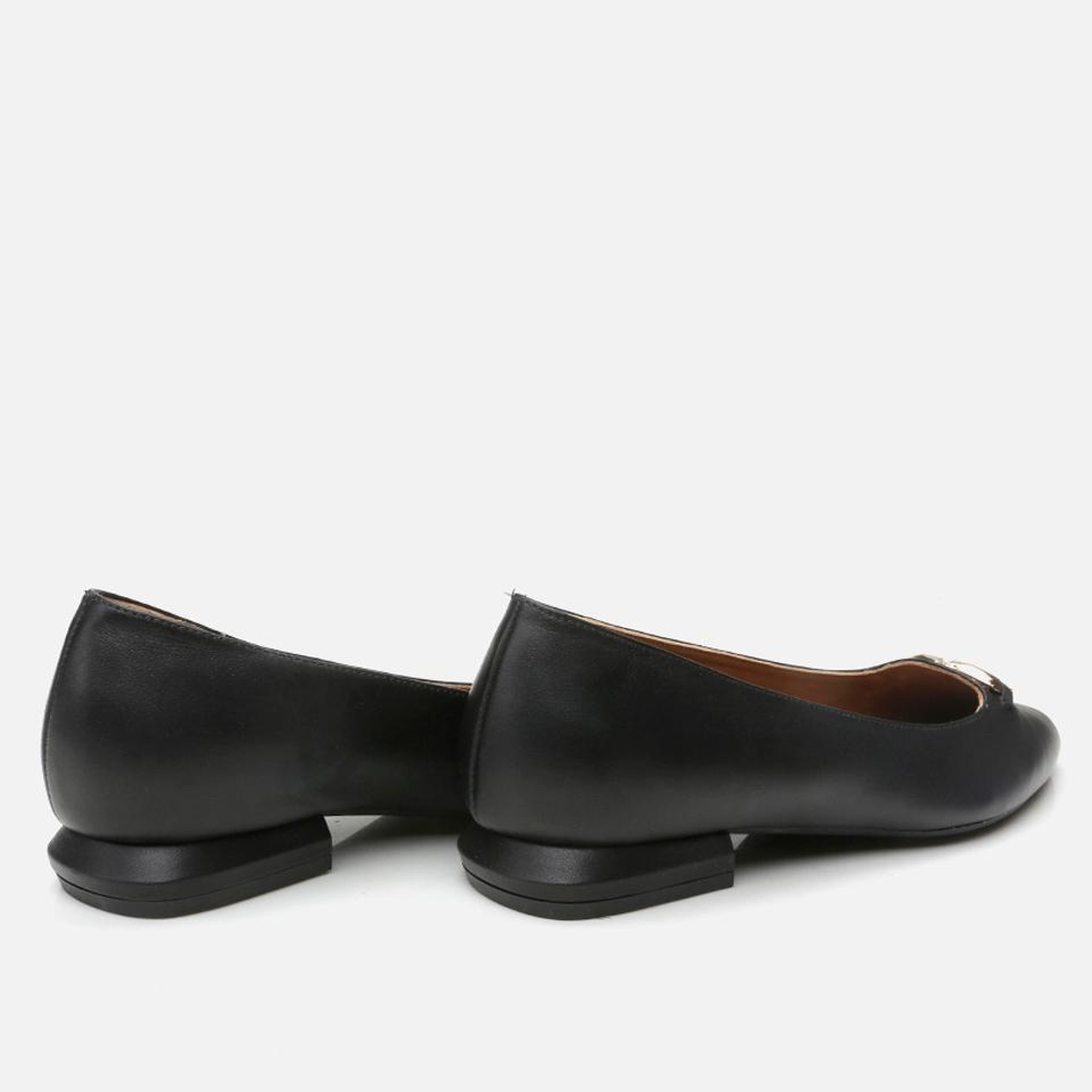 Kadın Deri Siyah Babet