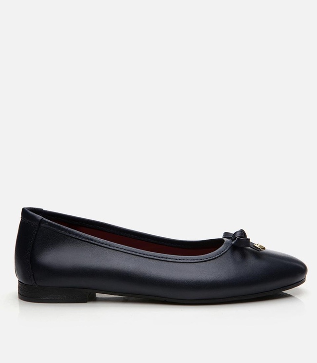  Kadın Deri Lacivert Babet