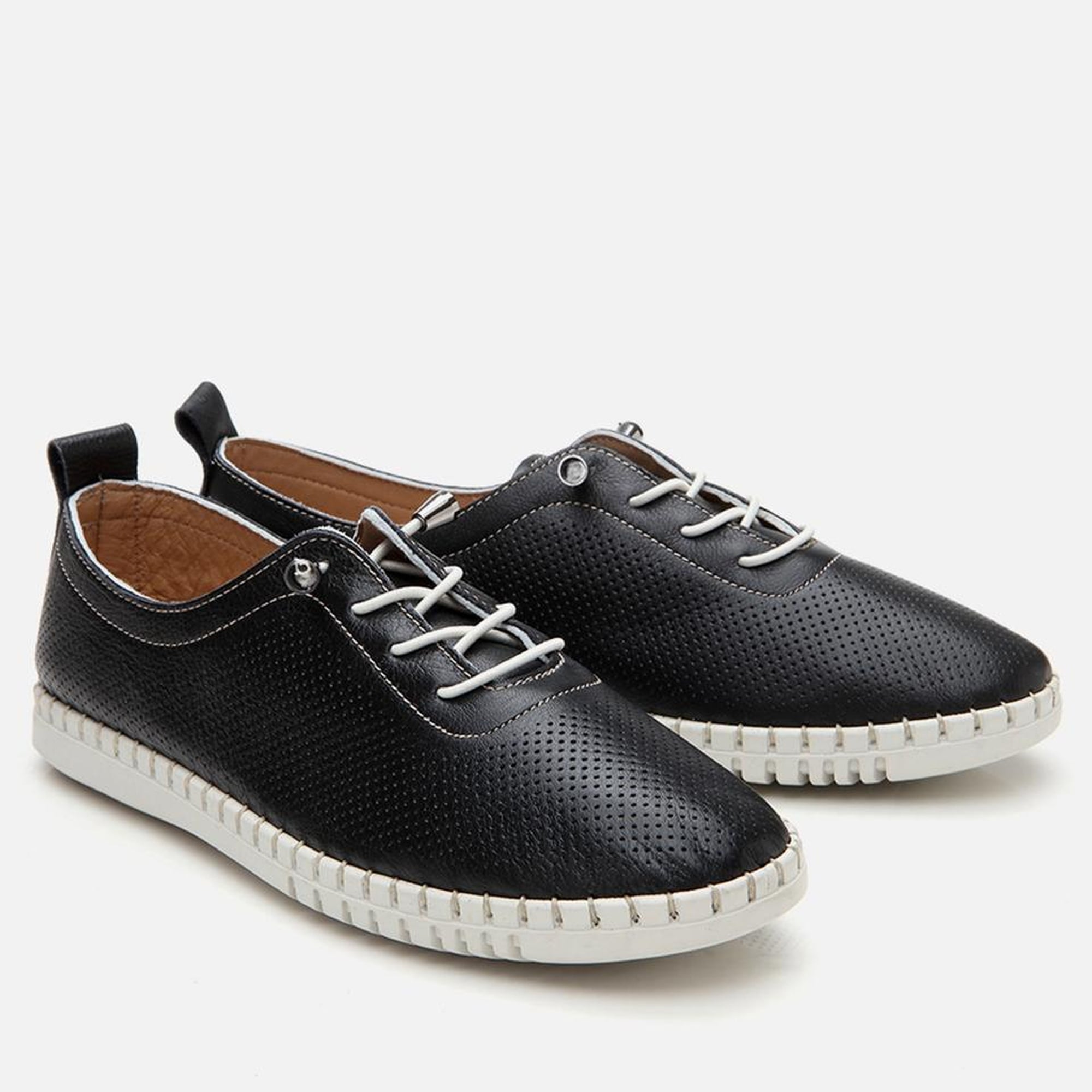 Kadın Deri Siyah Comfort Ayakkabı