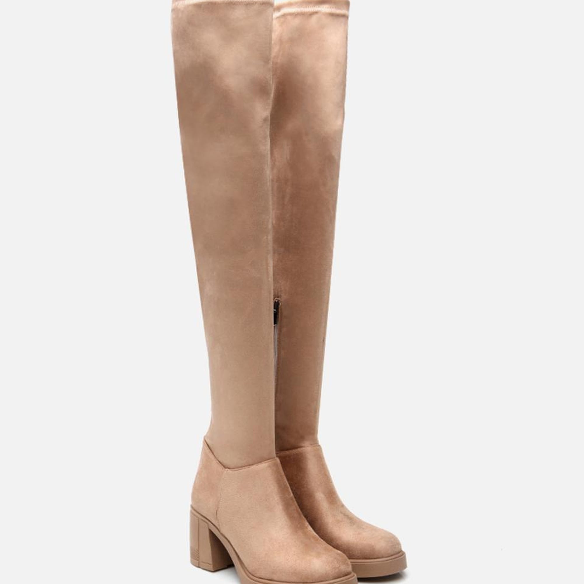 Kadın Vizon Diz Üstü Çizme