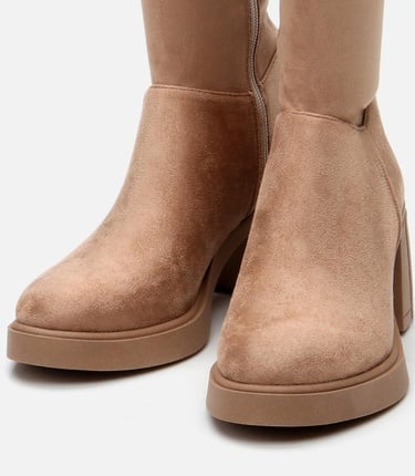  Kadın Vizon Diz Üstü Çizme